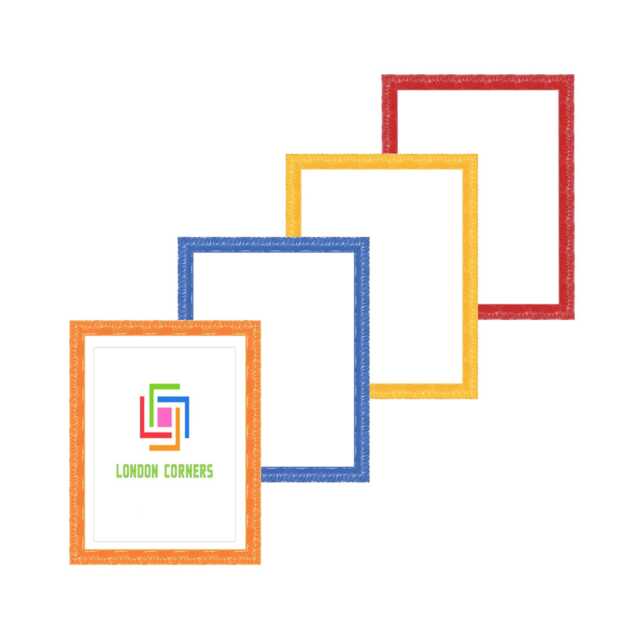 Ornate Rainbow Wood Picture Frame Modern Photo Display - A1/A2/A3/A4/A5 - image 1