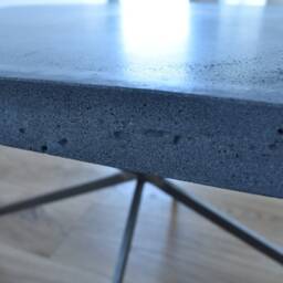 Handmade Concrete Coffee Table With Metal Frame - thumbnail 4