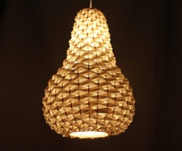 Gourd-Shaped Lighting Fixtures, Rustic Pendant Light, Lampshade Width 50 cm By Height 32 - thumbnail 1