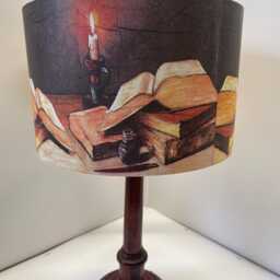 Old Books Lamp Shade Shabby Chic Victorian , Dark Academia - thumbnail 3