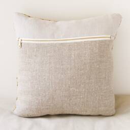 Bellecastle Golden Sienna Honey Woven Pillow 15x15 Decorative Modern Minimalist Home Decor Accent - thumbnail 2