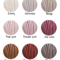 Knitted Cotton Kids Bean Bag Chair Cover - Linen Color - Unfilled - thumbnail 4