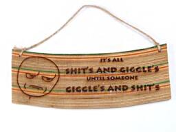 Recycled Skateboards, Cool Gifts, Wall Signs, Wood Signs Sayings, Skateboard Art, Personalised, Unique Home Decor, Sign Quote - thumbnail 1