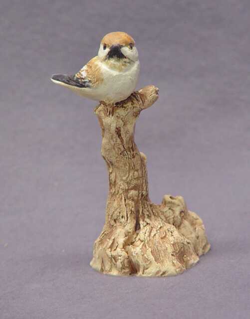 Handmade Ceramic Bird On A Tree , Stoneware With Glaze - Sculpture, Figurine, Art - image 1