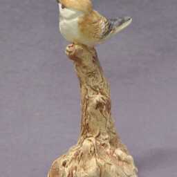 Handmade Ceramic Bird On A Tree , Stoneware With Glaze - Sculpture, Figurine, Art - thumbnail 3
