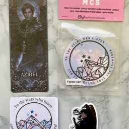 Azriel Gift Box - Acotar Set Shadowsinger Candle Night Court Book Boyfriend Fantasy Bookish - thumbnail 3
