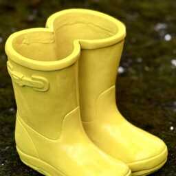 Yellow Boots Statue Stone Boot Planter Figurine Concrete Flower Pot Decor Handmade Ornament Farmhouse Decoration Front Door Sculpture - thumbnail 3