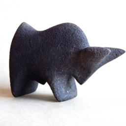 Ceramic Sculpture - The Bull, Gift For Him , Anniversary Animal Figurines From Clay - thumbnail 4