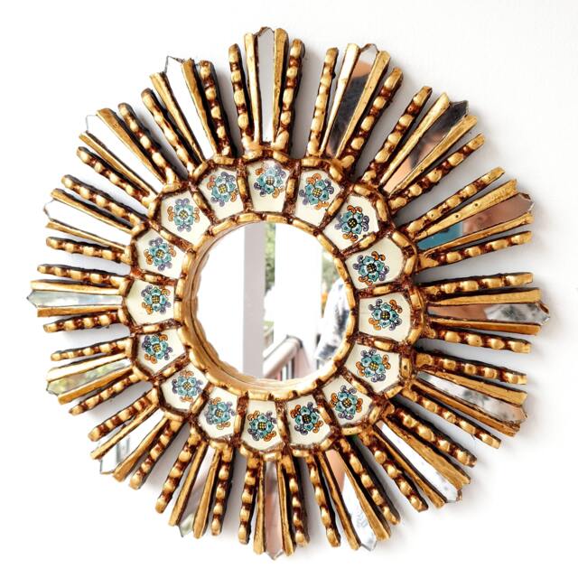 "Peruvian Mirrors ""Ivory Lima 35cm" - image 1