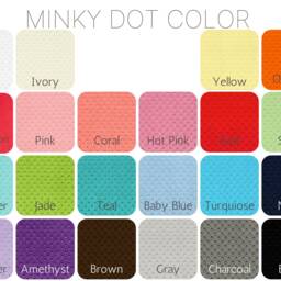 Minky Baby Blanket Girl Personalized Baby Girl-White Minky Blanket-Pink Blanket-White - thumbnail 4