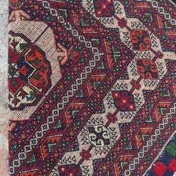 6x9 Handmade Hand-Knotted Afghan Wool Rug - Authentic Tribal Geometric Design Large Oriental Carpet For Living Room Or Bedroom Gift - thumbnail 4