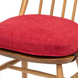 Pre-Order Red Colour Palette Seat Cushions - New For Ercol Windsor Dining Chairs - thumbnail 2