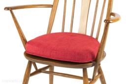 Pre-Order Red Colour Palette Seat Cushions - New For Ercol Windsor Dining Chairs - thumbnail 1