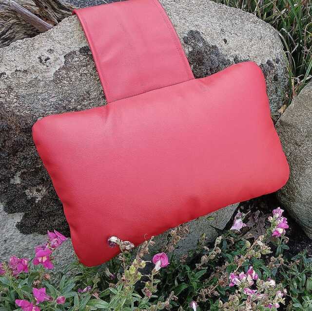 Krawunzlator Leather Neck Pillow 40x20 With Weight, Pillow, Headrest, Relaxation Realaxion Weight - image 1