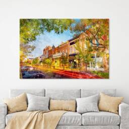 Provo Downtown, Utah Canvas Art, Wall Print, Canvas, Poster, Photo, Decor, Poster - thumbnail 2