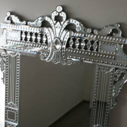 Venetian Mirror, Beveled French Style, Hand Crafted, Art-Dia - thumbnail 2