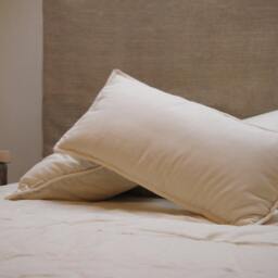 Lumbar Pillow 12x24 In, Chemicals Free Wool Filled, Handmade, Cotton Covered. - Us Duty Paid - thumbnail 3