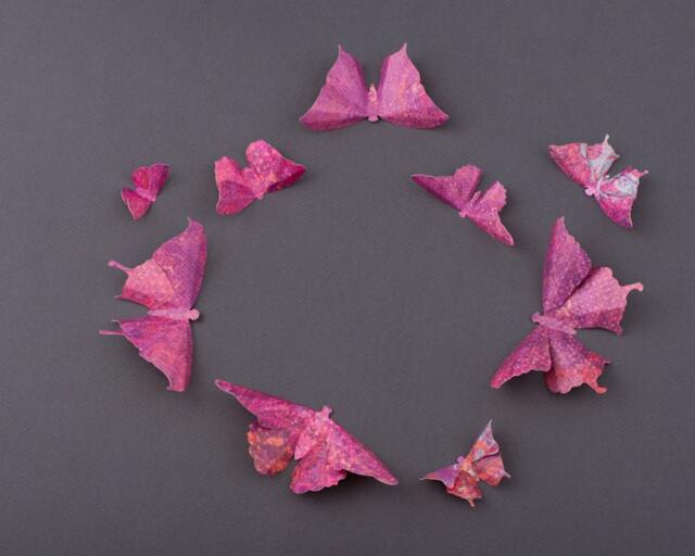 3D Butterfly Wall Art Orchid Lace Paper Butterflies For Decor, Nursery, Children's Room - image 1