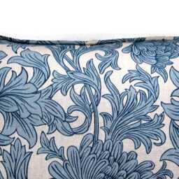 William Morris Chrysanthemum Toile Linen Cushion Cover Arts & Crafts Home Decor - thumbnail 2