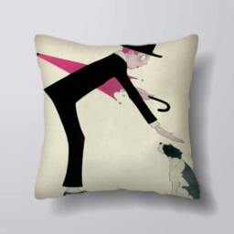 English Man Dog - Can Be Customizeable Personlized -Cushion Cover Case Or Stuffed With Insert - thumbnail 1