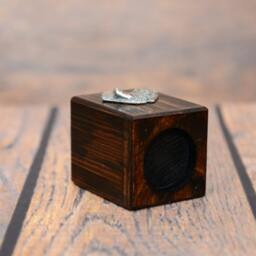 Bedlington Terrier - Wooden Candlestick With Dog, Souvenir, Decoration, Limited Edition, Collection - thumbnail 3