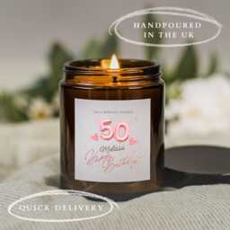 Cousin 50Th Birthday Candle Candles Gift Gifts 50 Keepsake A - thumbnail 3