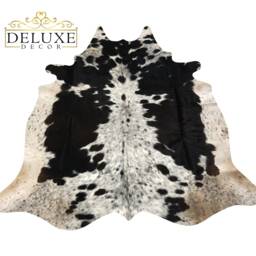 Tri-Color Cowhide Rug Premium Natural Animal Skin Area Rug - thumbnail 3