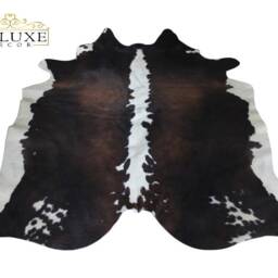 Tri-Color Cowhide Rug Premium Natural Animal Skin Area Rug - thumbnail 2