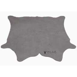Black & White Cowhide Rug Large Hair-On Leather Accent - 48x44 Inches - thumbnail 3
