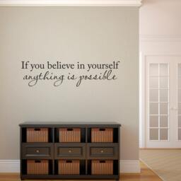 Inspirational Quote Vinyl Wall Decal Dorm Room & Office Decor - thumbnail 3