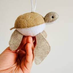 Ocean Baby Play Gym Toys Felt Sea Creatures - thumbnail 3