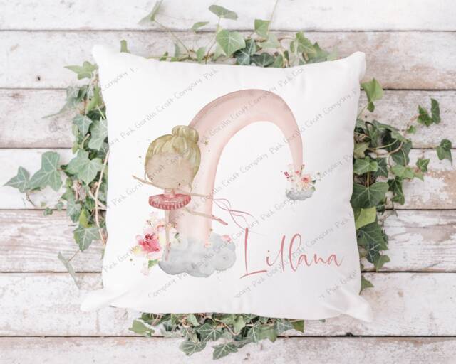 Ballet Cushion, Shoes, Ballerina Gift, Gift, Cushion, Girl Teacher Personalised - image 1