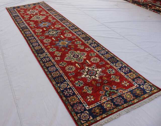2'7x9'6 Ft Red Bidjar Rug, 10 Runner Afghan Fine Hand Knotted Wool Oriental Rug For Kitchen Runner, Hallway Carpet - image 1