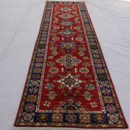2'7x9'6 Ft Red Bidjar Rug, 10 Runner Afghan Fine Hand Knotted Wool Oriental Rug For Kitchen Runner, Hallway Carpet - thumbnail 2