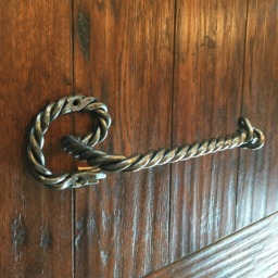 Wrought Iron Rope Toilet Paper Holder - thumbnail 3