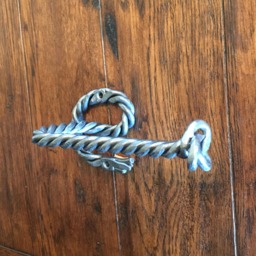 Wrought Iron Rope Toilet Paper Holder - thumbnail 1