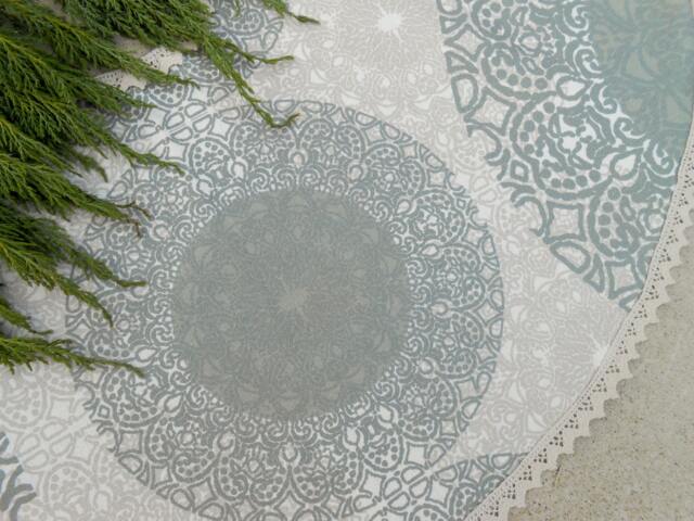 Mandala Christmas Tree Skirt Boho Ornament Decor Bohemian Home Ornaments Swedish - image 1