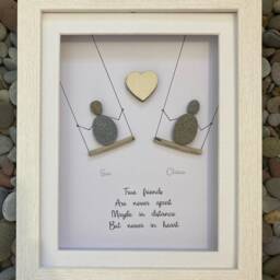 Swing Pebble Art, Gifts For Her. Choose Your Own Quote X - thumbnail 2