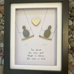 Swing Pebble Art, Gifts For Her. Choose Your Own Quote X - thumbnail 3