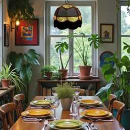 stunning Leopard Print Dome Lampshade With Black Fringe, Made in The UK - Animal Fabric Lamp Shades - thumbnail 3