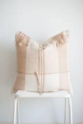 Handwoven Karen Ethnic Pillow Cover Vintage Tribal Hemp, 22 - thumbnail 1