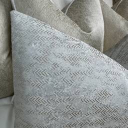 Handmade Ivory Natural Herringbone Cushion Cover, Countryside Home Decor, 12x20 - Double Sided - thumbnail 4