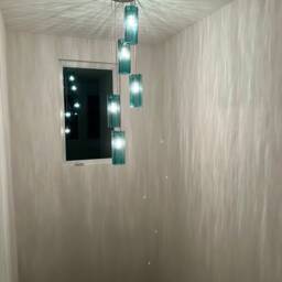 Hexa Cascade Chandelier - 3 Or 5 Lights - thumbnail 3
