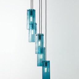 Hexa Cascade Chandelier - 3 Or 5 Lights - thumbnail 2