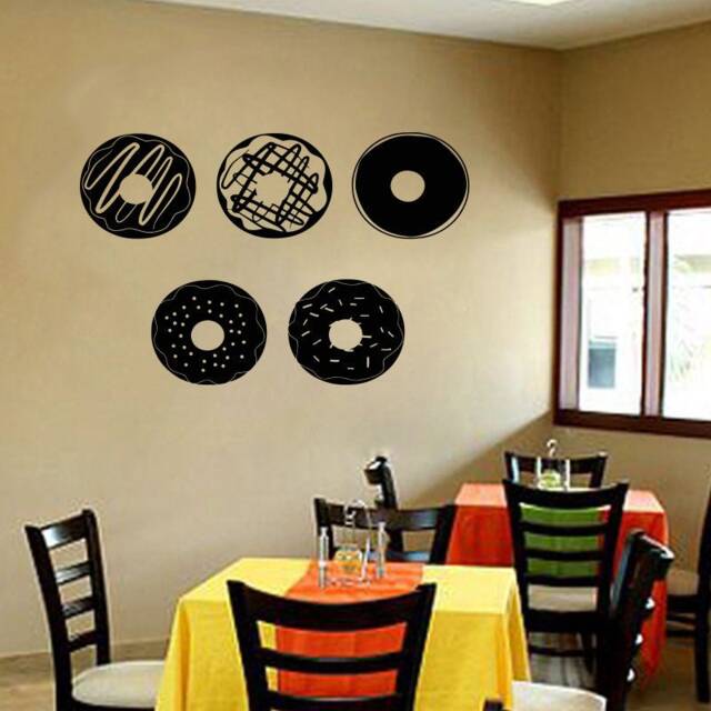 Donut Wall Decal Removable Vinyl Stickers T990 - image 1