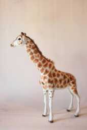 Needle Felted Giraffe Sculpture Handmade Wool Safari Animal