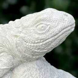 Garden Lizard Statue Concrete Monster Figurine Stone Demon Decoration Handmade Ornament Front Door Decor Lizard Lover Gift Yard Art - thumbnail 4