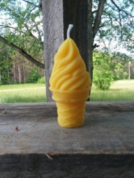 Beeswax Ice Cream Candle Michigan Novelty Birthday Party Favor