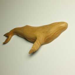 Wooden Whale Sculpture - Wall_20 - thumbnail 3
