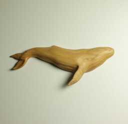 Wooden Whale Sculpture - Wall_20 - thumbnail 1